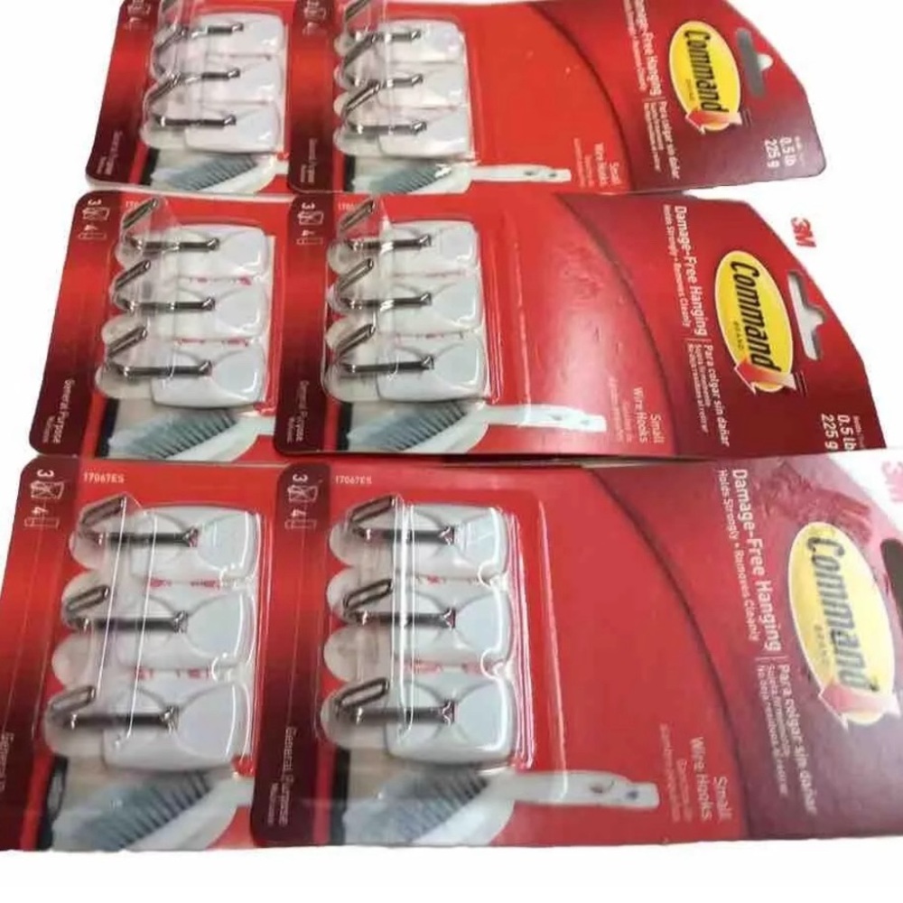 Bundle COMMAND 3M Wire Adhesive Hooks Wall Hangers